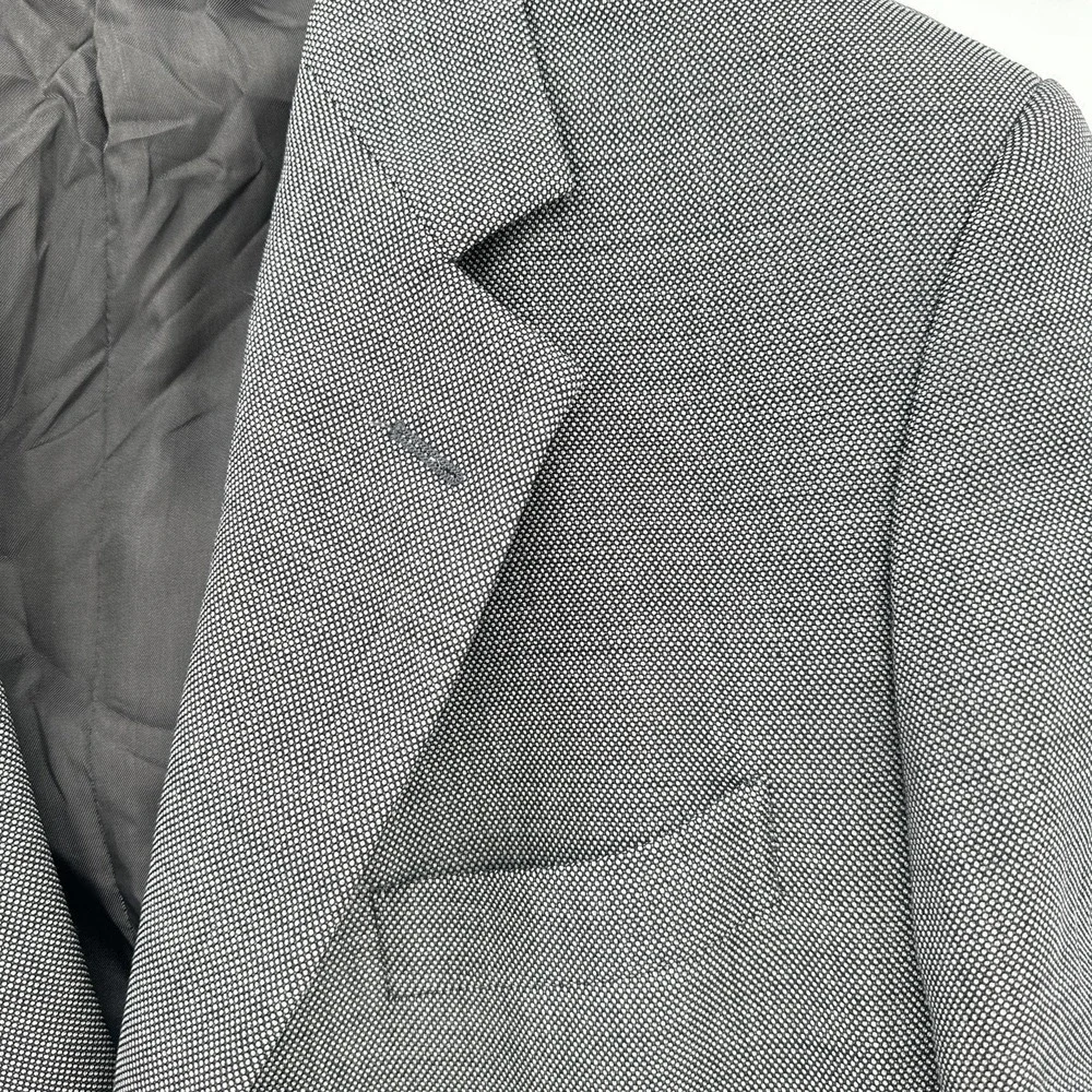 Brooks Brothers 346 Blazer Mens 41R Gray‎ Stretch Wool Sport Coat Jacket Lined